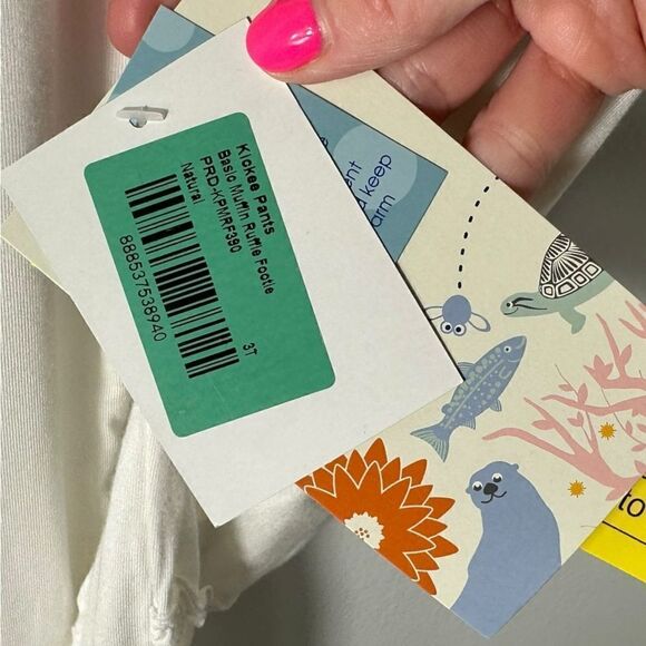 Kickee Pants Toddler Bamboo Basic Ruffle Snap Button Footie PJ Sleeper Onesie - Picture 8 of 9